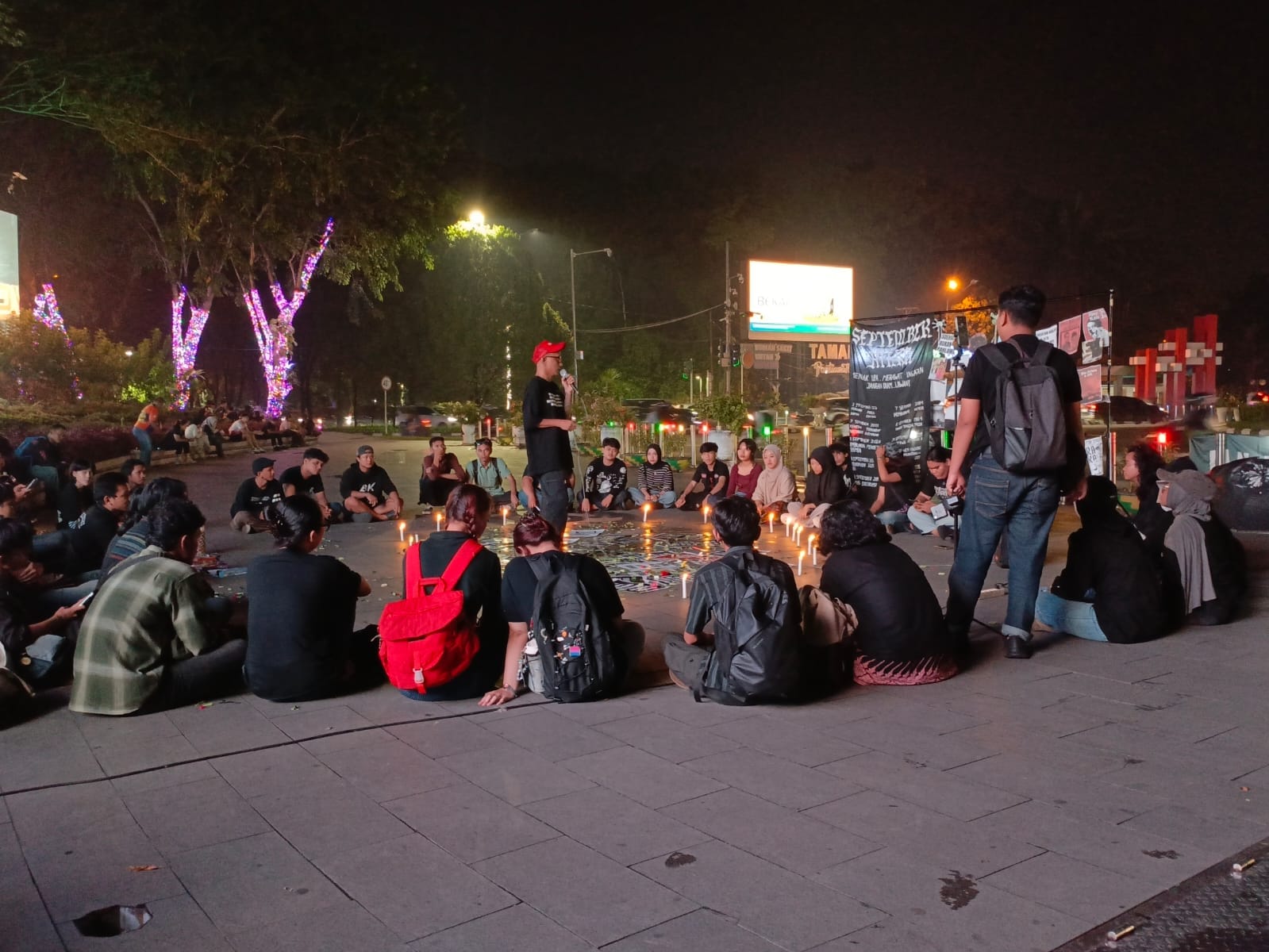 Polresta Pontianak amankan Aksi September Hitam, Mahasiswa Sampaikan Aspirasi di Tugu Digulis