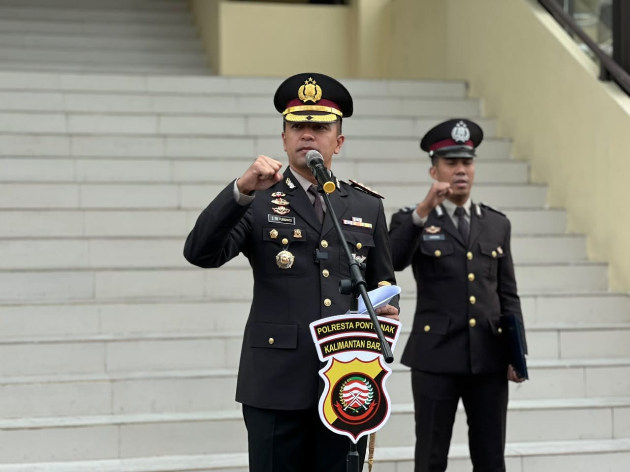 Hari Kesaktian Pancasila, Polresta Pontianak Gelar Upacara dan PTDH Personel