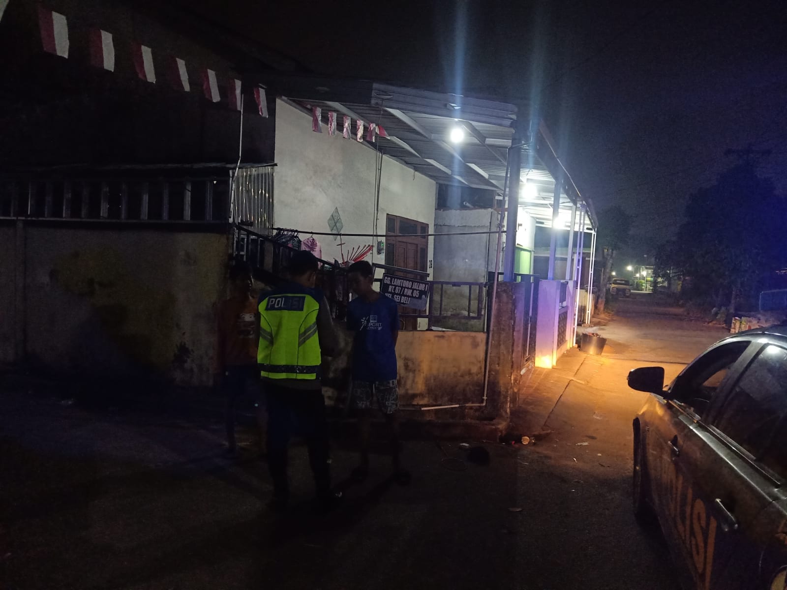 Enggang Polsek Pontianak Barat Sampaikan Himbauan Kamtibmas kepada Remaja, Antisipasi Tawuran