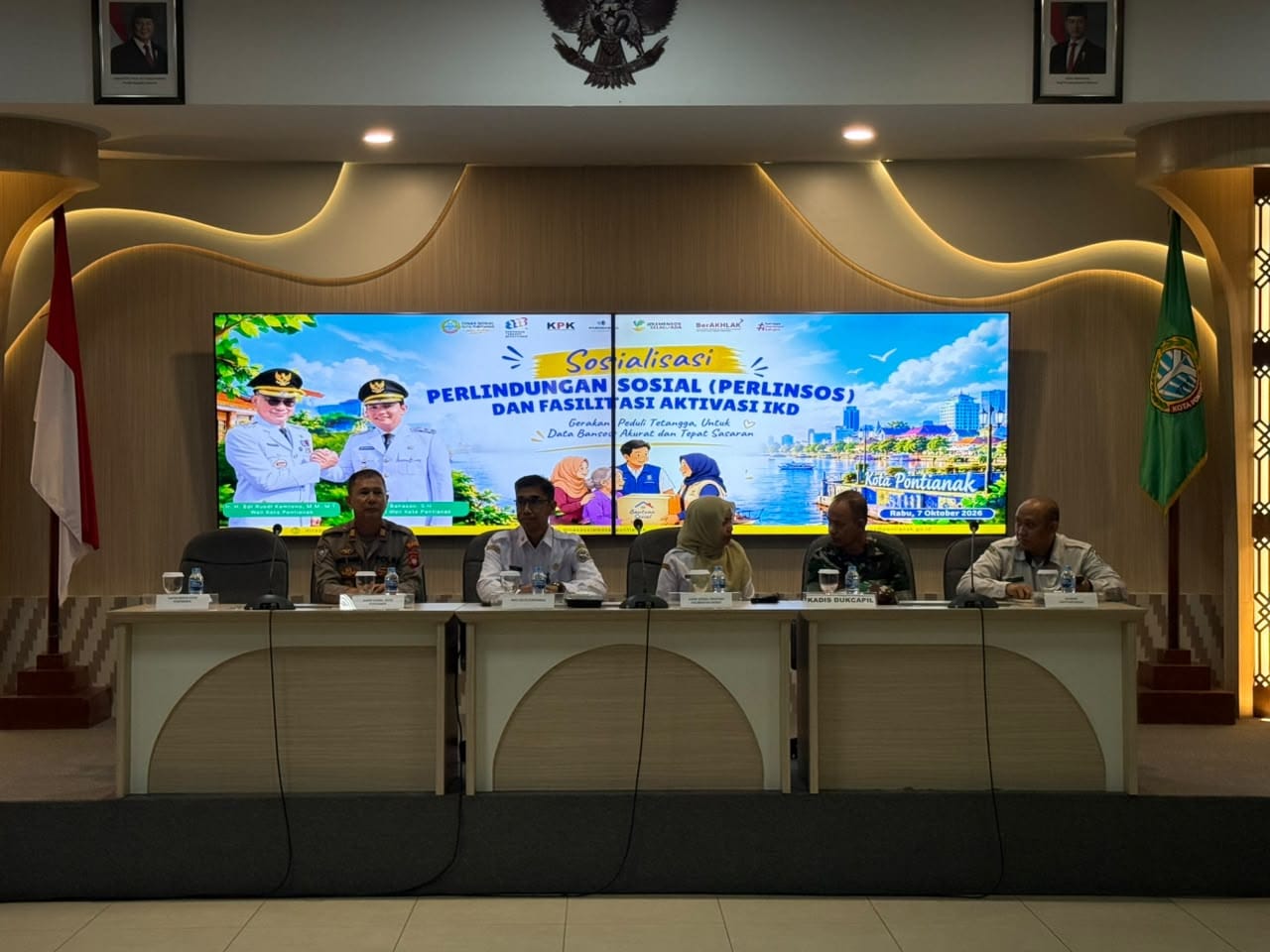 Polresta Pontianak Perkuat Sinergi Kawal Bansos Tepat Sasaran