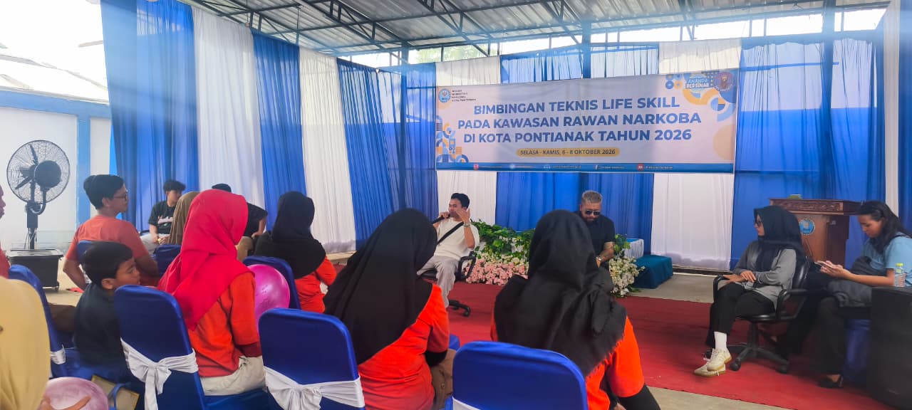 Bhabinkamtibmas Dalam Bugis Dampingi Peserta Bimtek Life Skill di BNN Kota