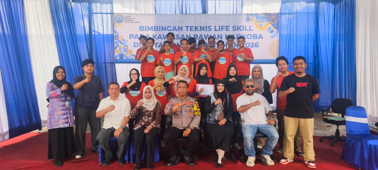 Bhabinkamtibmas Dalam Bugis Hadiri Penutupan Bimtek Life Skill Kawasan Rawan Narkoba Tahun 2026
