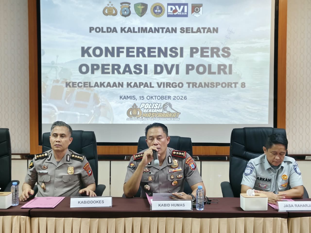DVI Polda Kalsel Rilis Ke-13 Korban KM Virgo: 4 Jenazah Kembali Teridentifikas