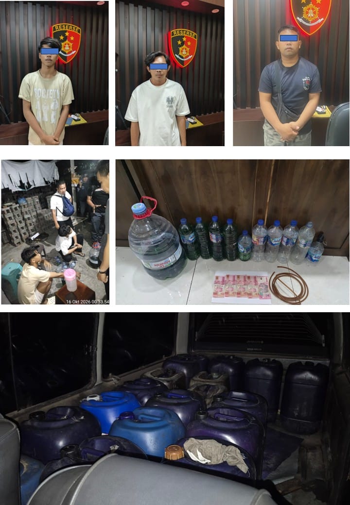 Ditengah Kelangkaan Polda Bali Tindak Tegas Penyalah Gunaan BBM Bersubsidi Amankan 7 Tersangka