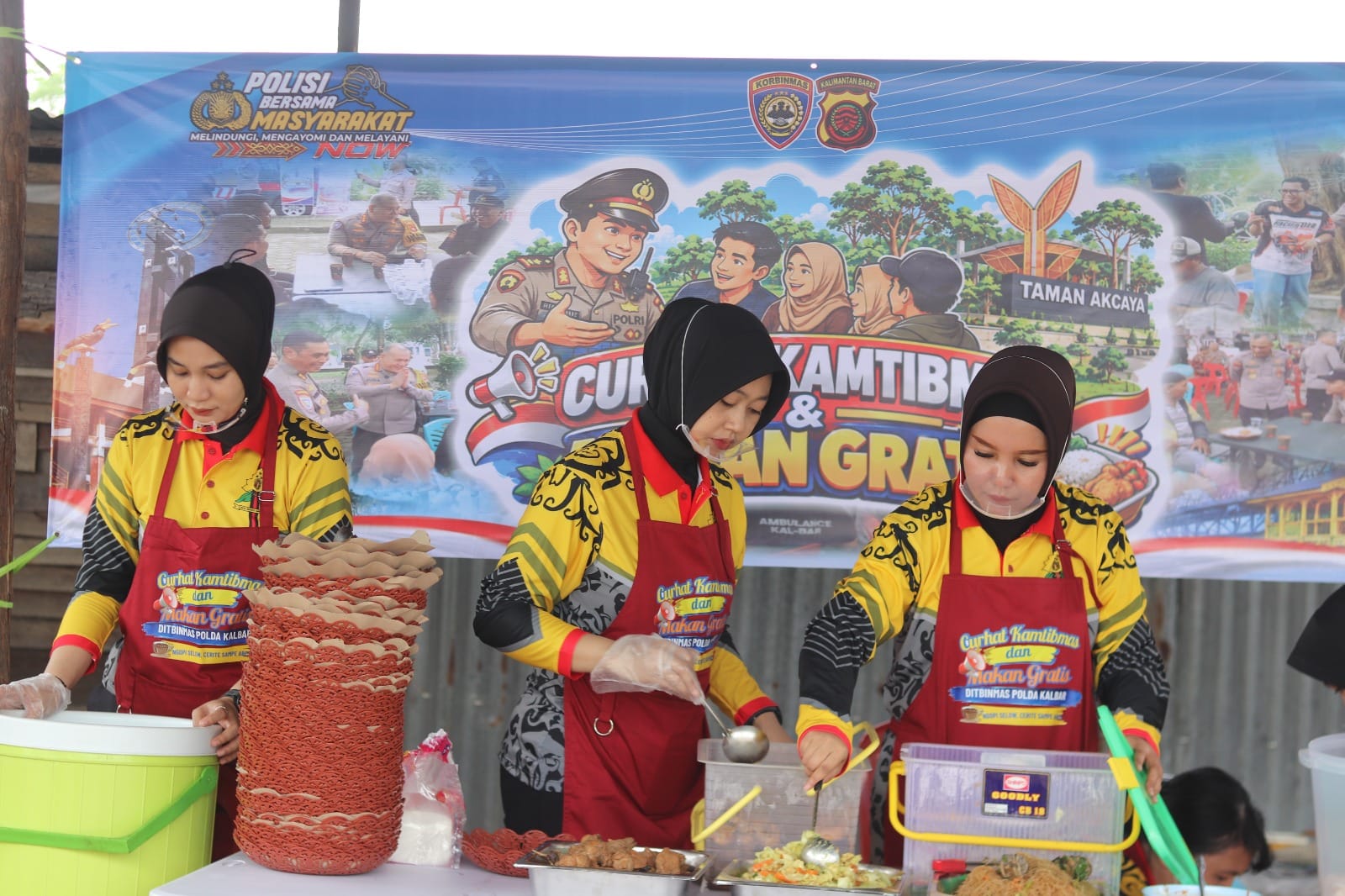 Dengarkan Keluh Kesah Warga Saigon, Polda Kalbar Hadirkan Curhat Kamtibmas dan Pengobatan Gratis