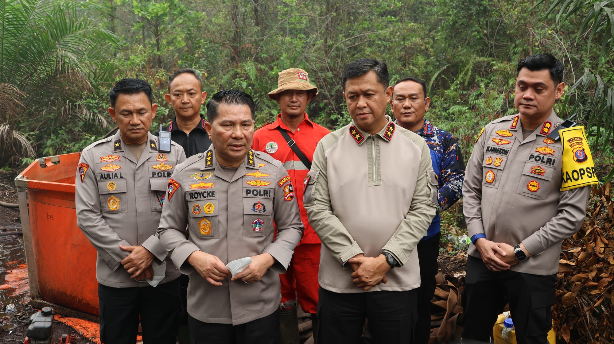 Cek Karhutla di Tumbang Nusa, Astamaops Kapolri dan Kapolda Kalteng Petakan Kebutuhan Penguatan Personel di 5 Wilayah