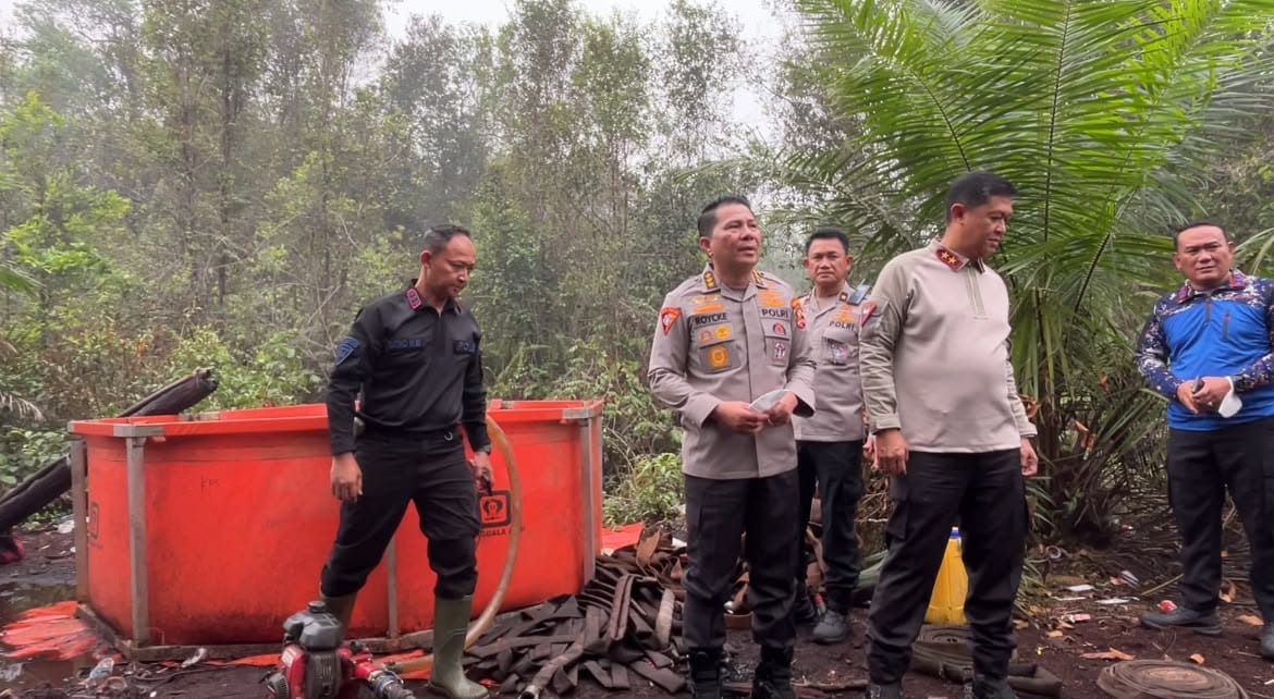 Astamaops Kapolri dan Kapolda Kalteng Tinjau Karhutla Tumbang Nusa, Petakan Penguatan Personel di Lima Wilayah