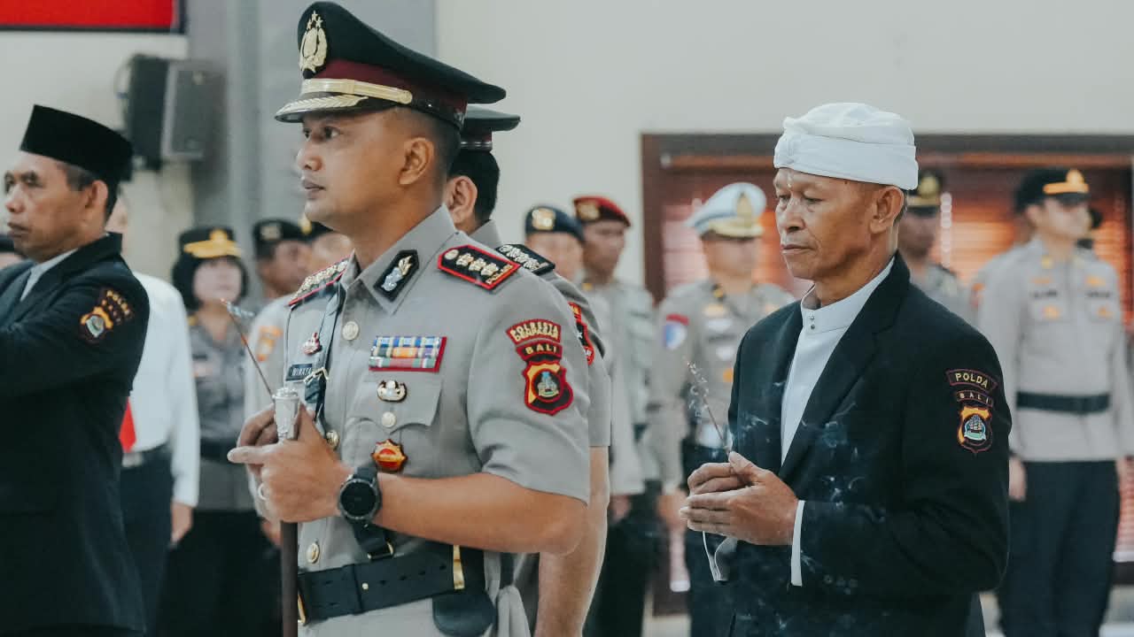 Dua Pejabat Polda Bali Berganti, Kapolda Pimpin Sertijab Kabid Labfor dan Kapolresta Denpasar
