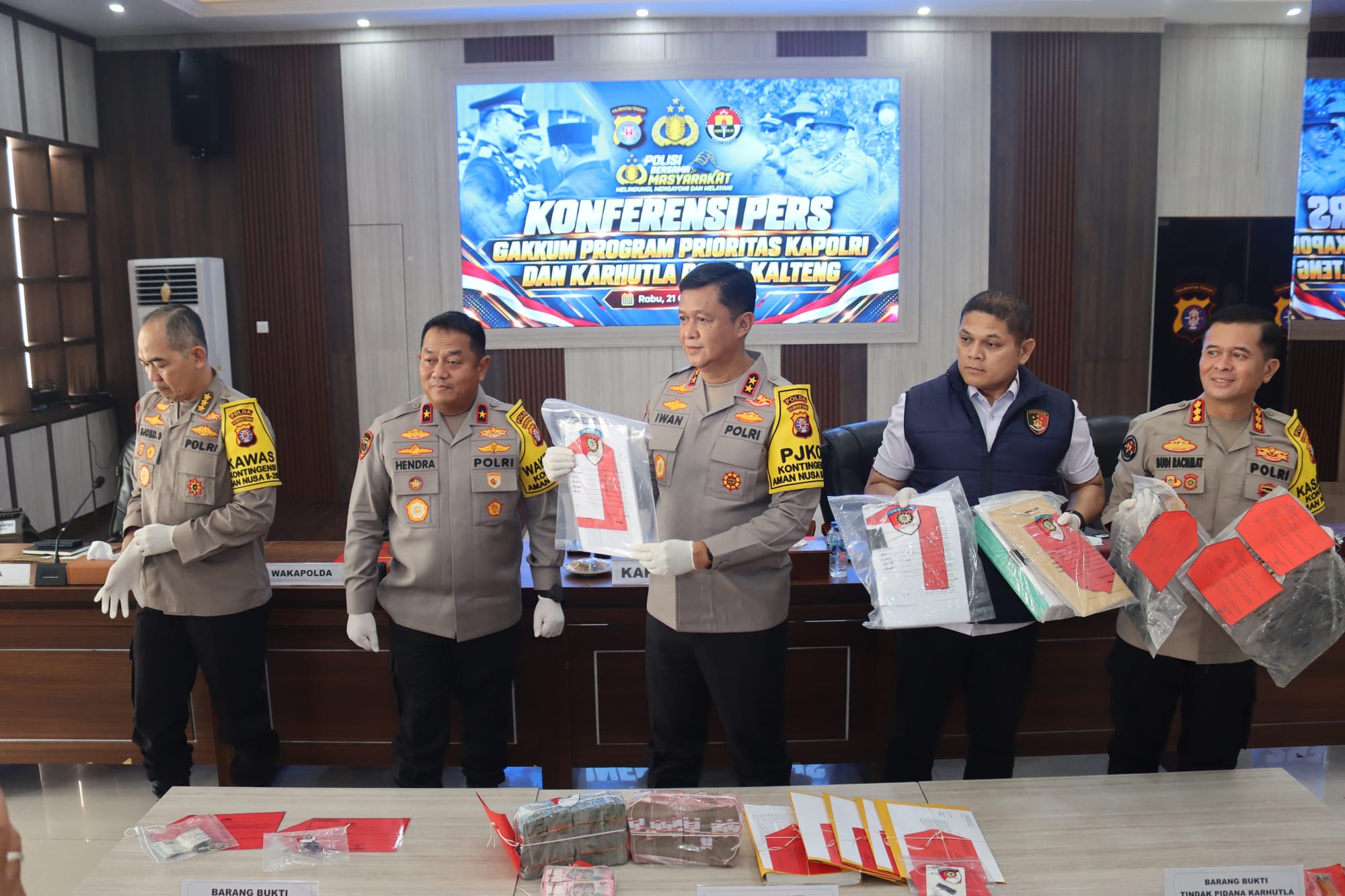 Polda Kalteng Tetapkan 2 Tersangka Korporasi Raksasa di Kapuas dan Lamandau