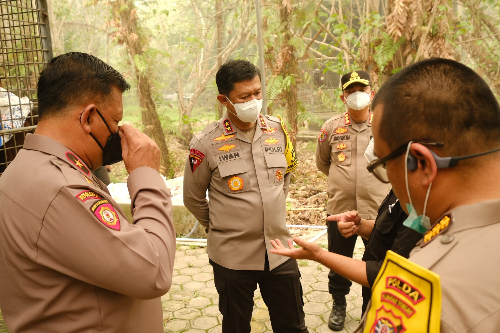 Peduli Satwa Dilindungi, Kapolda Kalteng Bersama Dirpolsatwa Korsabhara Baharkam Polri Tinjau Orang Utan di Nyaru Menteng