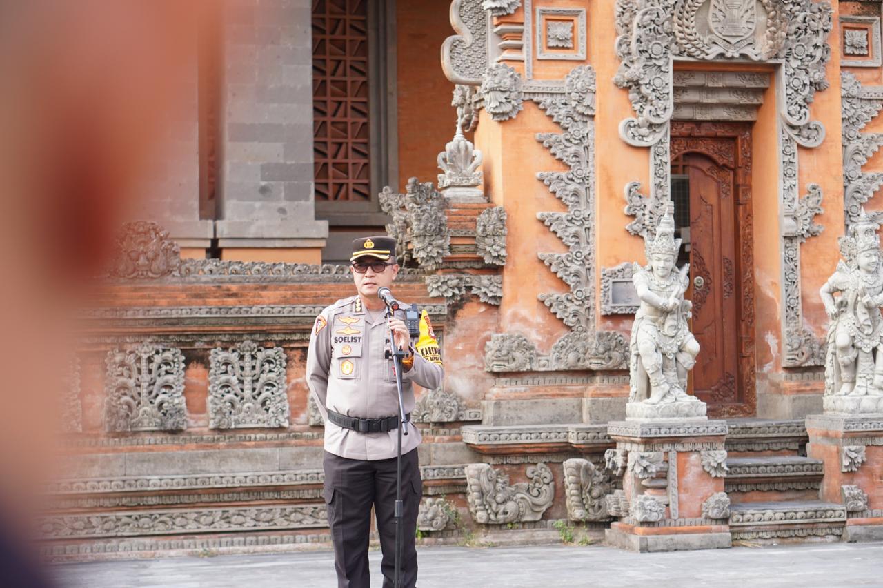 Karoops Polda Bali Pimpin Apel Kesiapan Pasukan Ops Gapura Agung VI-2026 Pam 51st ASCOPE Council Meeting