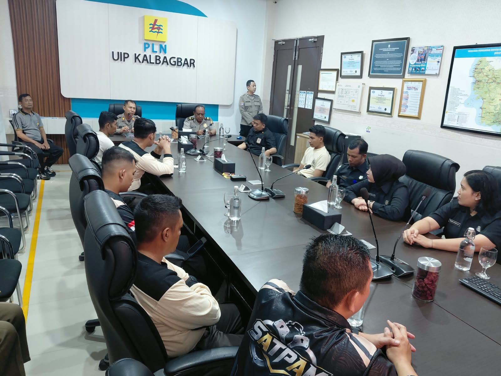 Sat Binmas Polresta Pontianak Gembleng Satpam PLN Kalbar, Perkuat Profesionalisme dan Keamanan