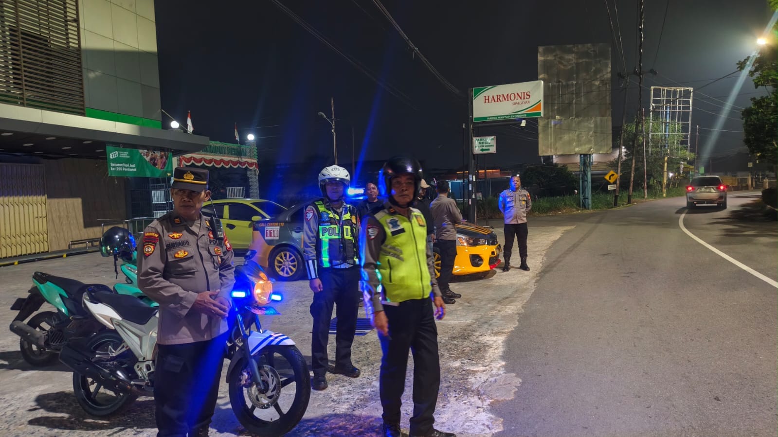 Polsek Pontianak Barat Gelar Patroli Malam Minggu Aman, Antisipasi Kenakalan Remaja, Tawuran dan Balap Liar