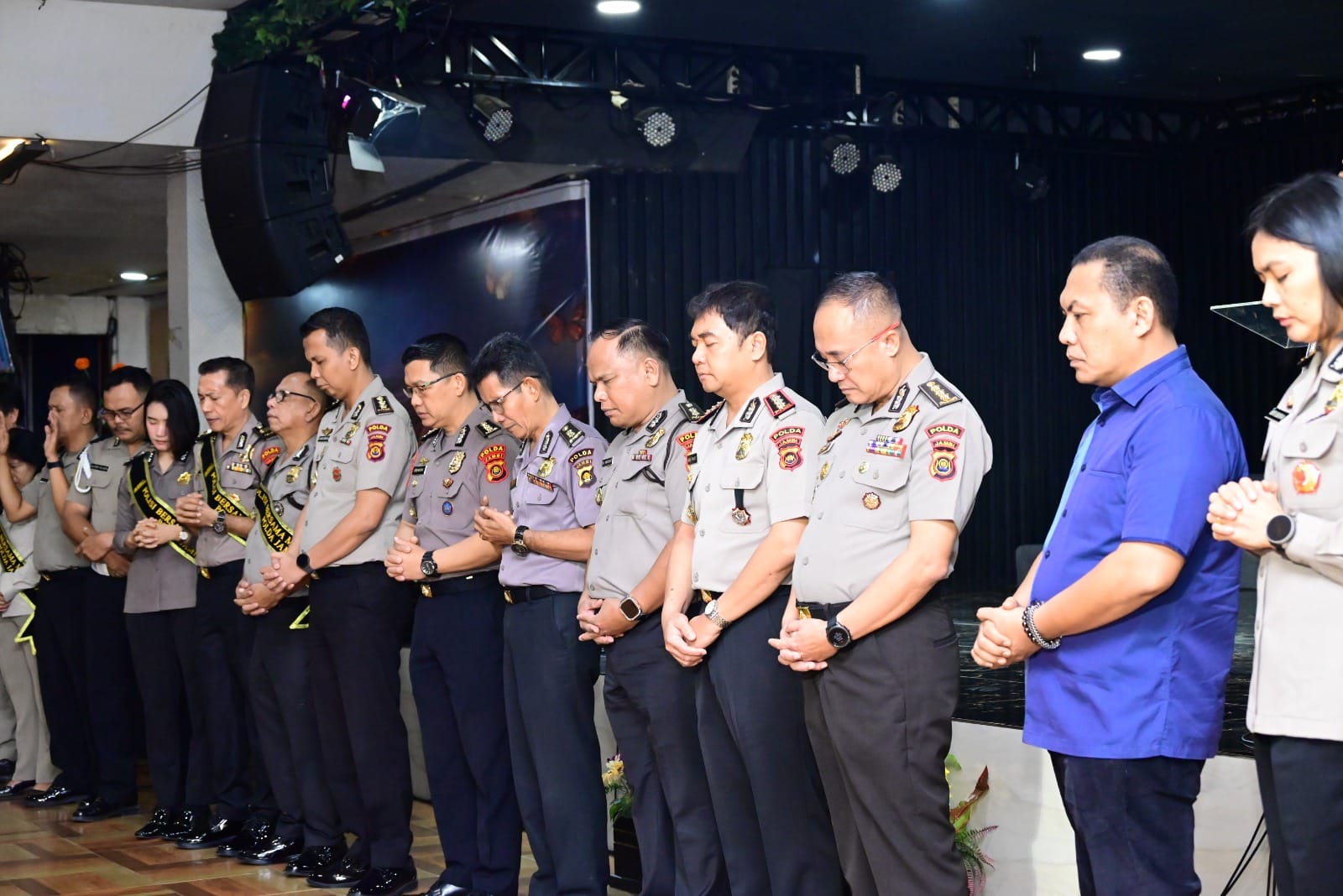 Minggu Kasih di GBI MHCC Jambi, Polda Jambi Perkuat Silaturahmi dan Pesan Kamtibmas