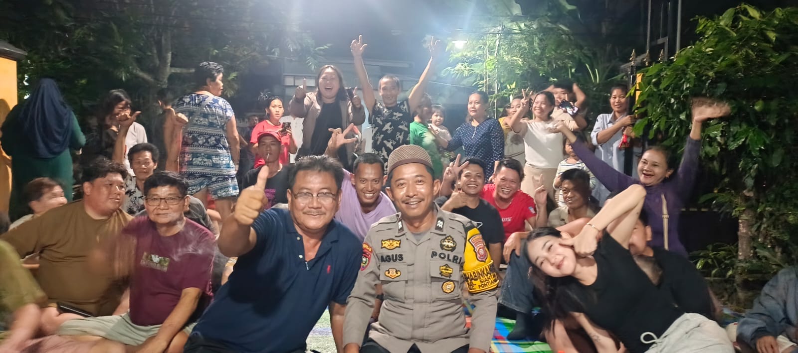 Bhabinkamtibmas Siantan Hilir Hadir Peremajaan Ketua RW Ajak Warga Jaga Kerukunan Dan Toleransi