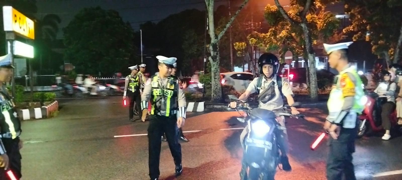 Cegah Balap Liar dan Knalpot Brong, Satlantas Polresta Pontianak Tilang 6 Pelanggar