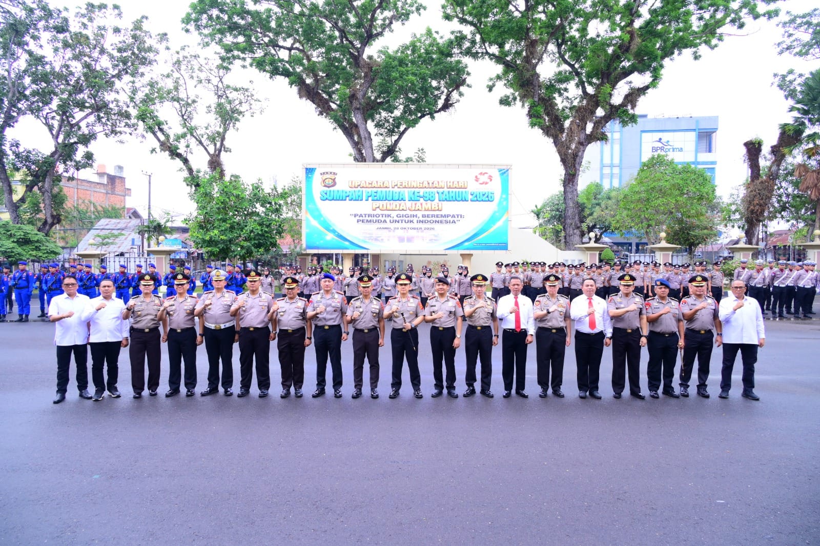 Polda Jambi Gelar Upacara Peringatan Hari Sumpah Pemuda ke-98 Tahun 2026, Kapolda Ajak Pemuda Perkuat Persatuan dan Patriotisme