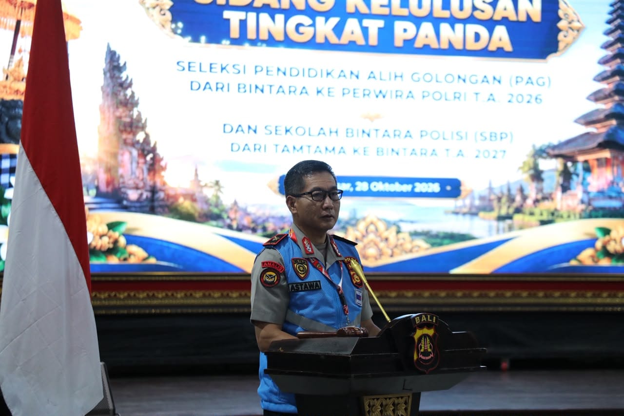 Wakapolda Bali Pimpin Sidang Kelulusan Seleksi PAG T.A. 2026 dan SBP T.A. 2027