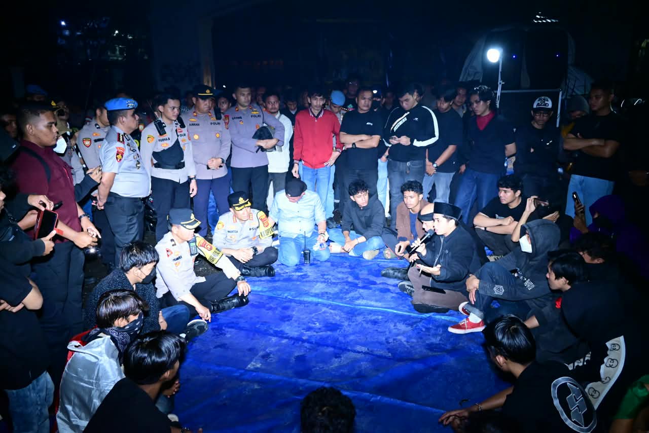 Aksi Berjalan Tertib dan Damai, Kapolda Jambi Apresiasi Mahasiswa serta Masyarakat