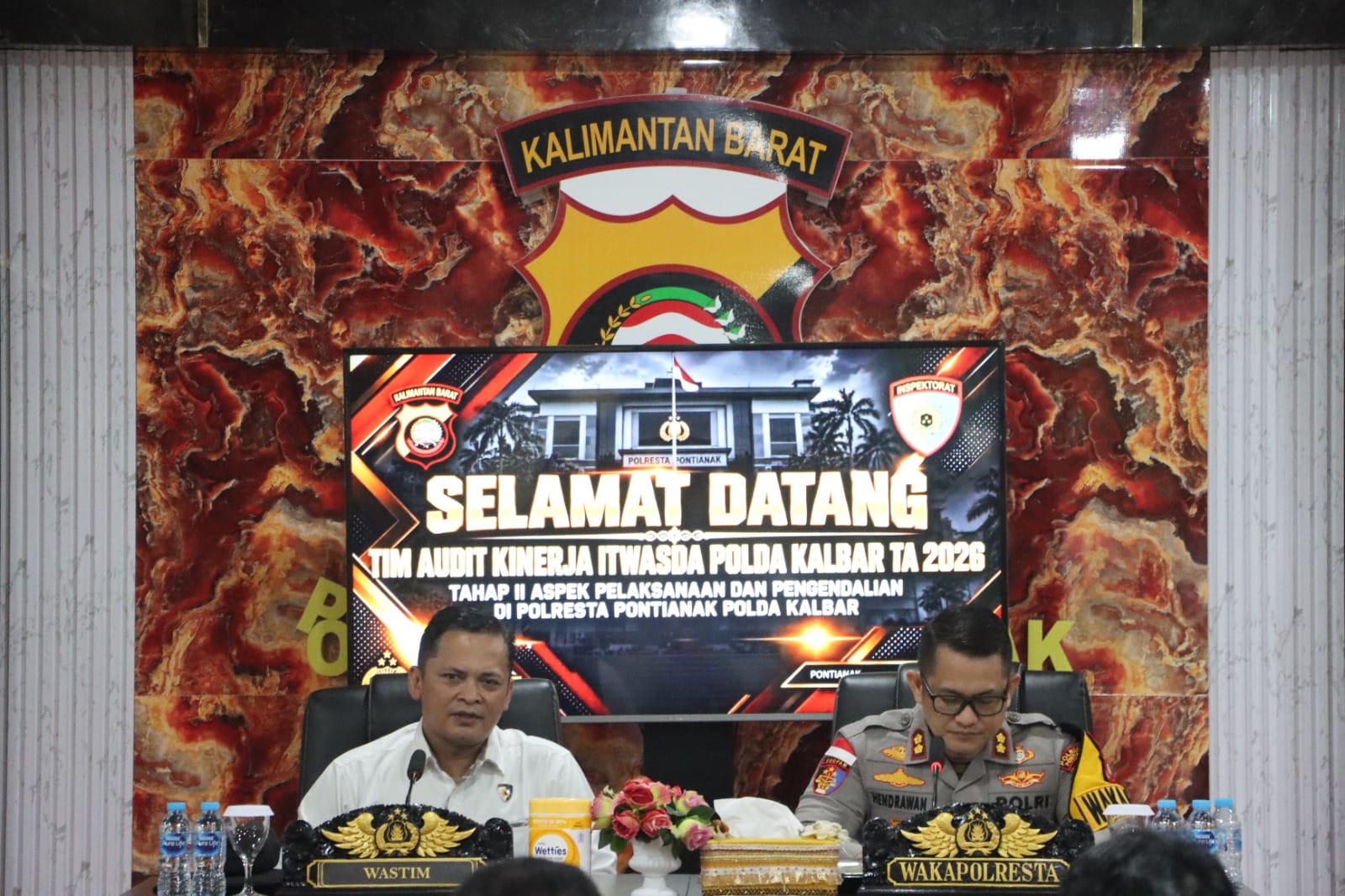 Audit Kinerja Itwasda Polda Kalbar, Polresta Pontianak Perkuat Akuntabilitas dan Pengawasan