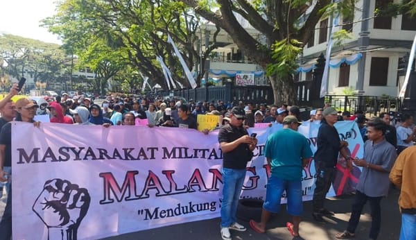 MMPJ Gelar Aksi di DPRD Kota Malang, Ajak Masyarakat Dukung Keamanan dan Stabilitas