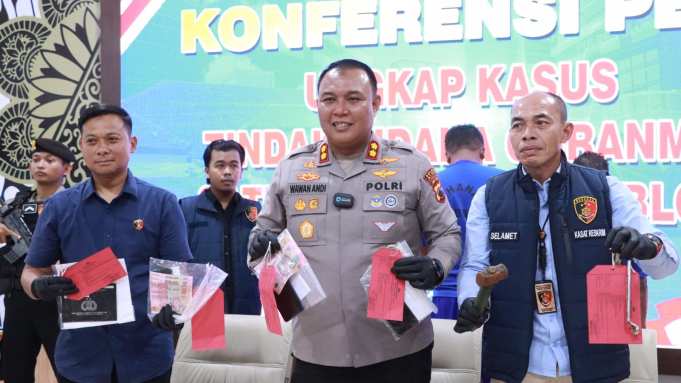 Polres Blora Ringkus 3 Pelaku Curanmor, Diburu Hingga Kudus