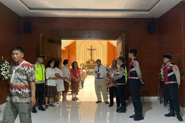 Ibadah Sabtu Sunyi, Polres Grobogan Terjunkan Personel Amankan Gereja