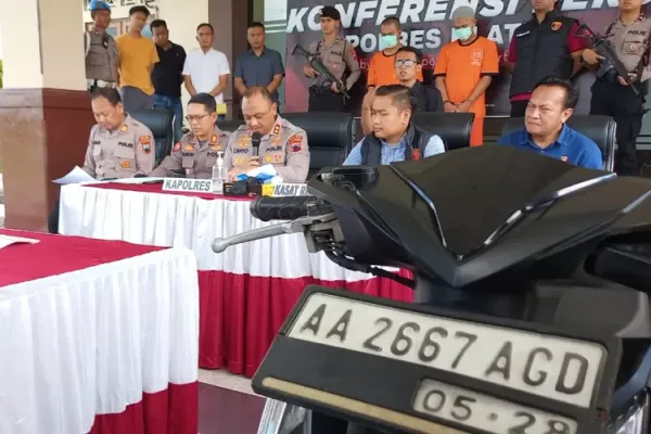Curi Motor Karyawan Minimarket di Klaten, Warga Lampung Ditangkap, Satu Pelaku Lainnya Buron