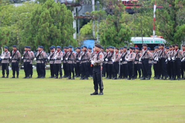 Kapolda Kalteng Pimpin Upacara Hari Kesadaran Nasional di Palangka Raya