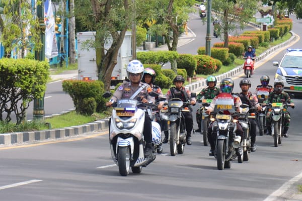 Brimob Kalteng Intensifkan Patroli Gabungan Jelang Malam Paskah di Pangkalan Bun