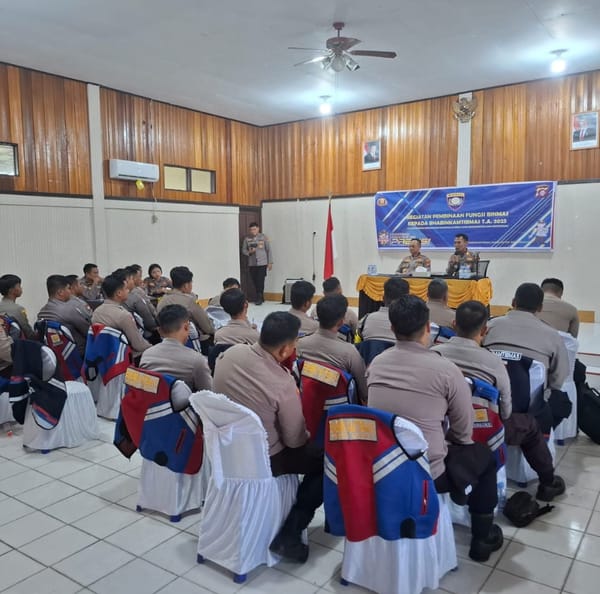 Wujudkan Bhabinkamtibmas Presisi dan Respek, Ditbinmas Polda Kalteng Lakukan Pembinaan di Polres Gumas