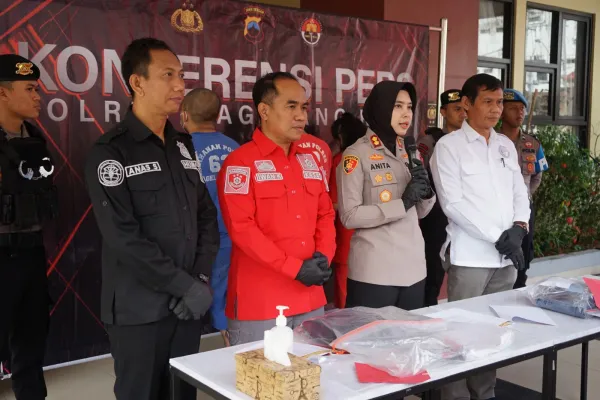 Polres Magelang Kota Tangkap Dua Pria Pengguna Narkoba di Kamar Hotel