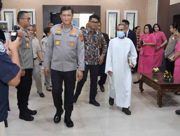 Wujudkan Kedamaian dan Kesejahteraan, Polda Kalteng Gelar Ibadah Paskah 2025