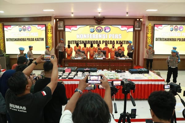 Polda Kaltim Ungkap Peredaran Narkoba di Samarinda-Balikpapan, 8 Orang Jadi Tersangka
