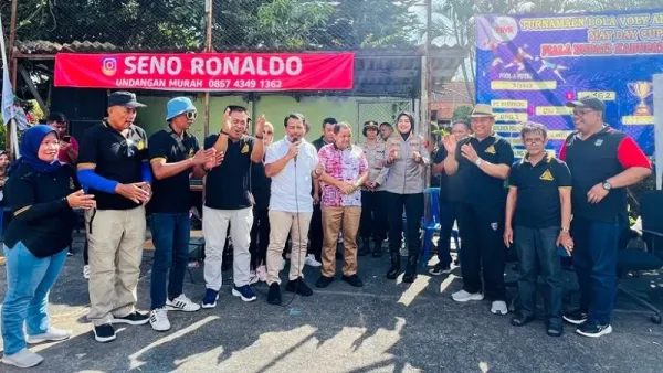 Semangat Buruh Bersatu Warnai Turnamen Bola Voli Piala Bupati Kabupaten Semarang