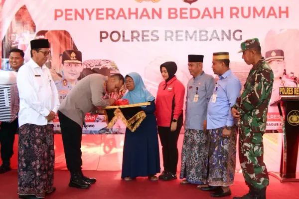 Kisah Haru Mbah Sumarmi: Rumah Reyotnya Kini Menjadi Hunian Nyaman Berkat Polres Rembang