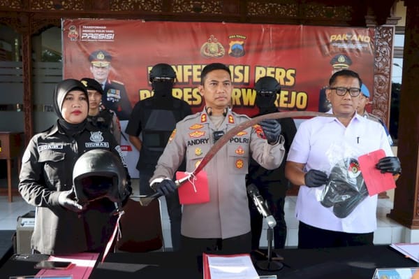 Polres Purworejo Ringkus Dua Pelaku Curas Hanya dalam Sehari