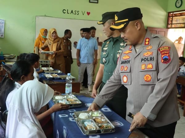 Polres Wonogiri Pastikan Bantuan Makanan Bergizi Gratis Tepat Sasaran