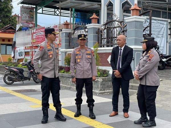 131 Personel Dikerahkan Polres Jepara untuk Amankan Gereja Saat Paskah
