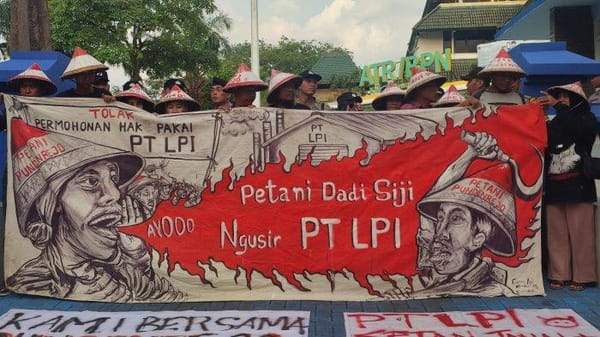 Diduga Dirusak, Petani Pundenrejo Adukan Kasus Joglo Juang ke Polda Jateng