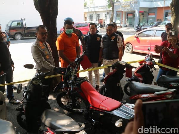 Polisi Tangkap Pria Bogor Spesialis Curanmor di Pati