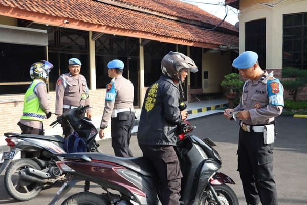 Tingkatkan Kedisiplinan, Propam Polres Tegal Laksanakan Operasi Gaktibplin
