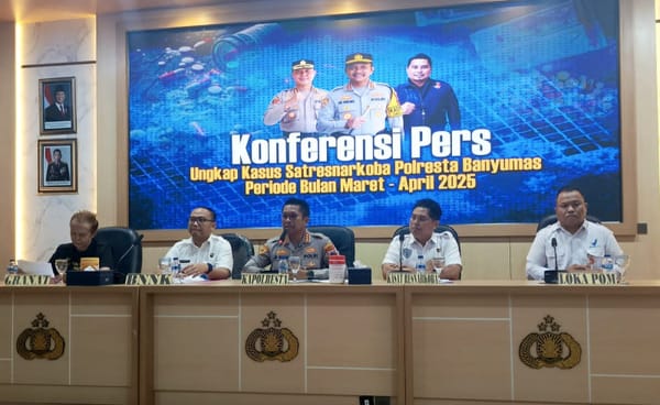 Tegas Berantas Narkoba, Polresta Banyumas Amankan 27 Tersangka