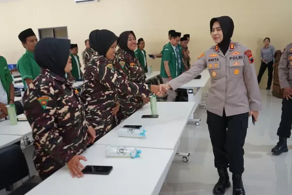 Perkuat Kebersamaan, Polres Magelang Kota Gandeng GP Ansor dan Banser