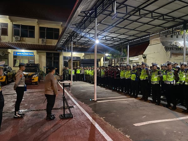 Berantas Premanisme, Polres Brebes Gelar Patroli Gabungan hingga Subuh