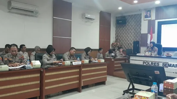 Biro Perencanaan Polda Jateng Teliti Pra Pagu Indikatif 2026 di Polres Semarang