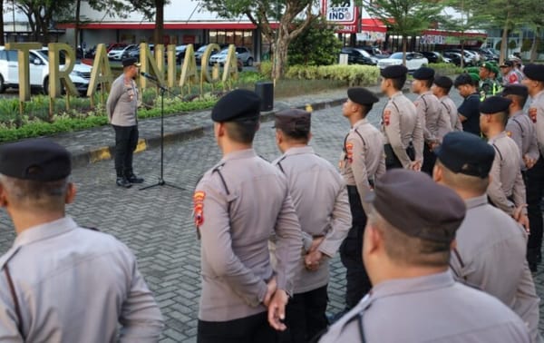 Polres Sukoharjo Bersama TNI Gelar Apel Pemberantasan Premanisme di Wilayahnya