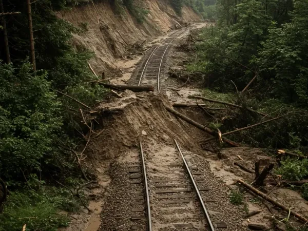 BREAKING NEWS: Jalur Kereta Api Grobogan Lumpuh Akibat Luapan Sungai Tuntang