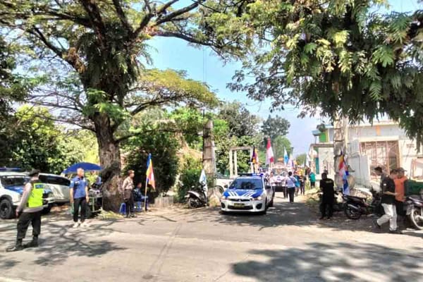 Puluhan Personel Diterjunkan, Polres Grobogan Amankan Ritual Api Dharma di Mrapen
