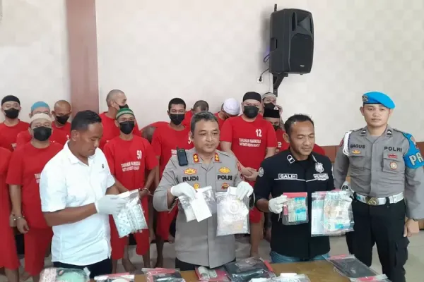Gempur Peredaran Narkoba, Polresta Cilacap Amankan 36 Tersangka